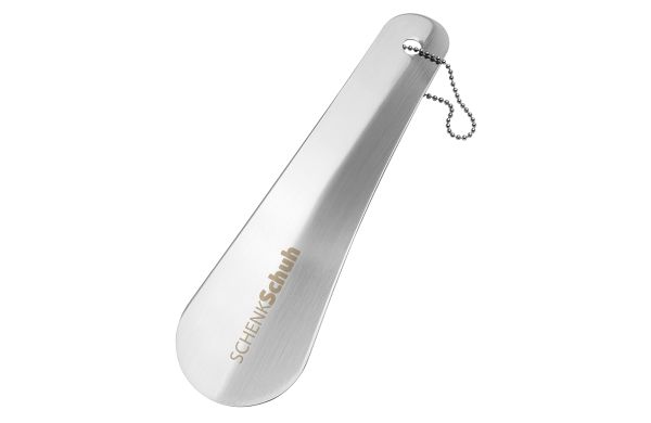 Schuhlöffel Edelstahl, kurz