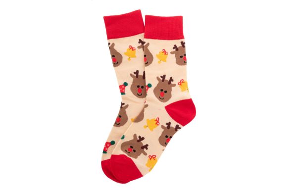 Sokkex Weihnachts-Socken, natur, 38-42