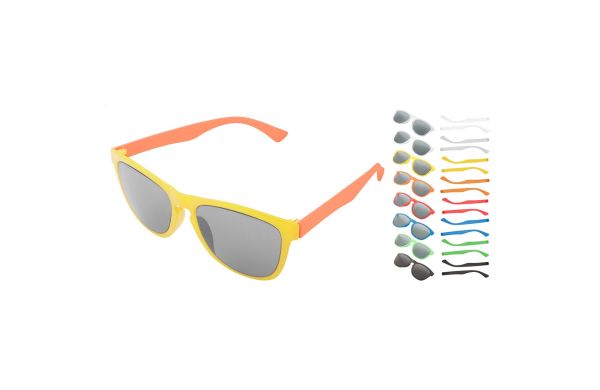 Sonnenbrille CreaSun aus Kunststoff, weiss