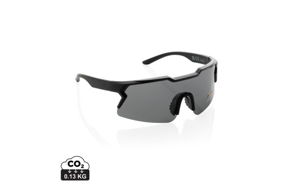 SproShield RCS Sportbrille mit polarisierten Gläsern, schwarz