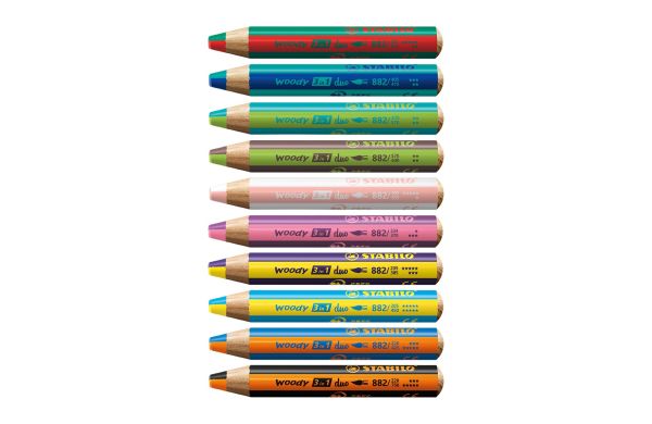 STABILO woody duo Farbstift 4er-Set