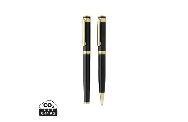 Swiss Peak Luca Deluxe-Stiftsset aus RCS recyceltem Messing, schwarz