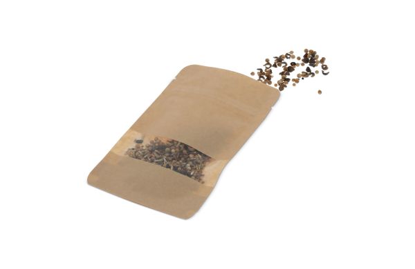 Tüte mit 4 Gramm Bienen- & Schmetterlingsblüten, braun