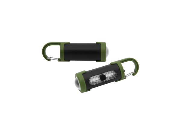 Taschenlampe "ADVENTURE", schwarz / grün
