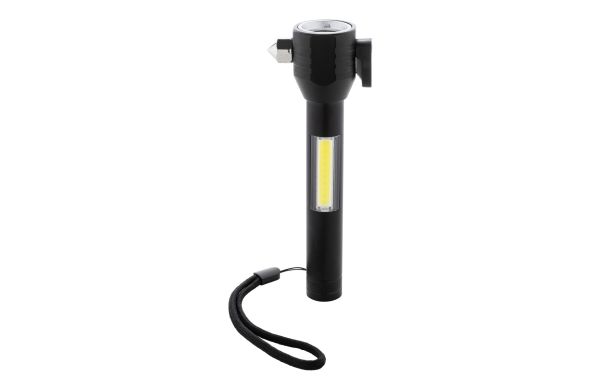 Taschenlampe mit Notfallhammer Hemmerg