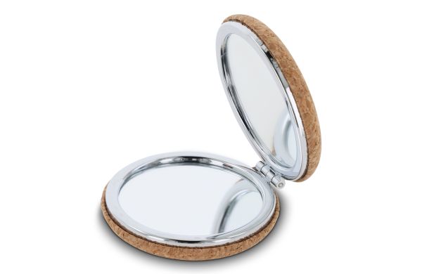 Taschenspiegel Kork, natur