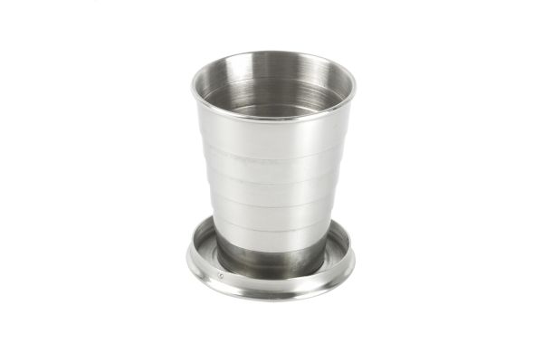 Teleskopbecher Nautilus, weiss