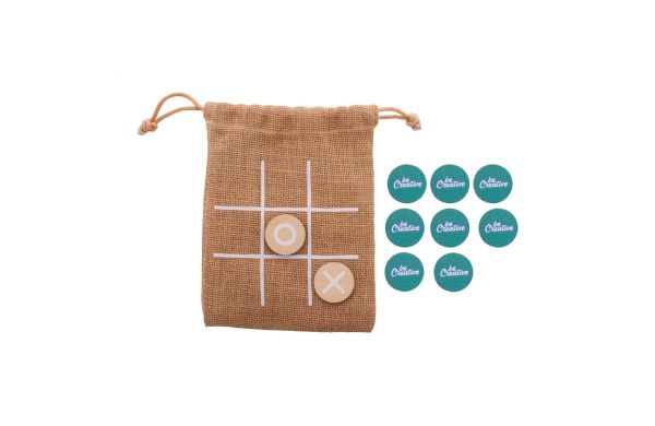 Tic-Tac-Toe-Spiel JUX Creative, weiss
