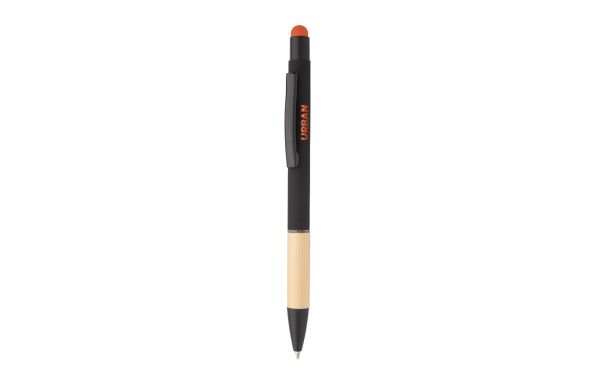 Touchpen mit Kugelschreiber Boorly, orange
