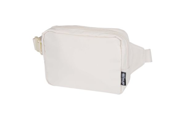 Trip Aware™ Recycelte Reisetasche mit Schultergurt 1 L, offwhite