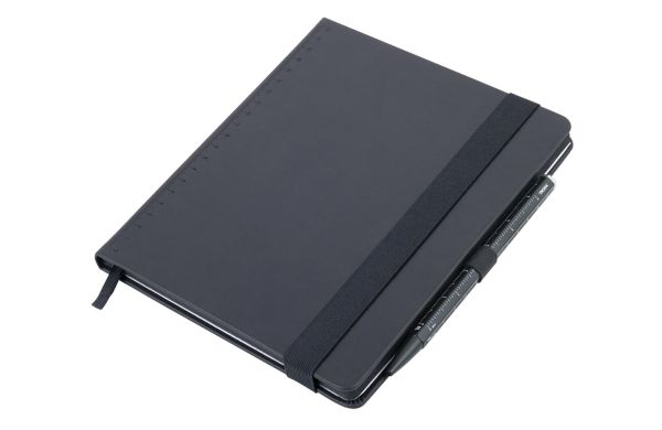 TROIKA-Notizblock-BLACK-SLIMPAD-A5-schwarz