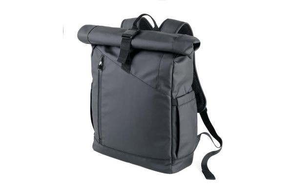 TROIKA-Roll-Top-Rucksack-TROIKA-BLACK-ROLL-TOP-schwarz