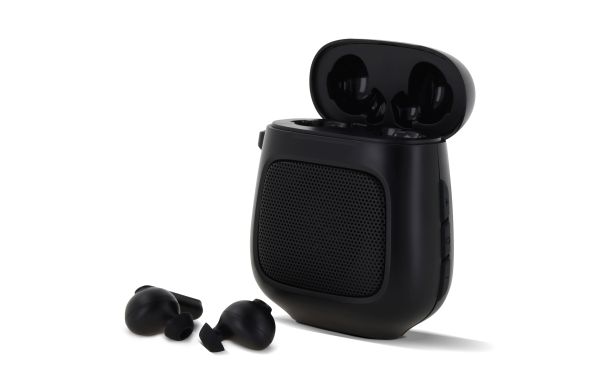 TruWireless Earbuds with Speaker 3W, schwarz