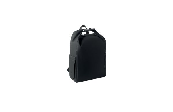 UNITON 15'' Rolltop-Laptop-Rucksack, schwarz
