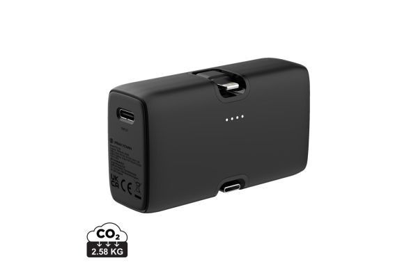 Urban Vitamin Los Angeles 20W Powerbank aus RCS rec. Plastik, schwarz