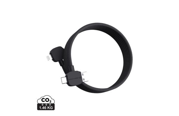 Urban Vitamin Stockton 65W magnet. Kabel RCS recyc. TPE/PET, schwarz