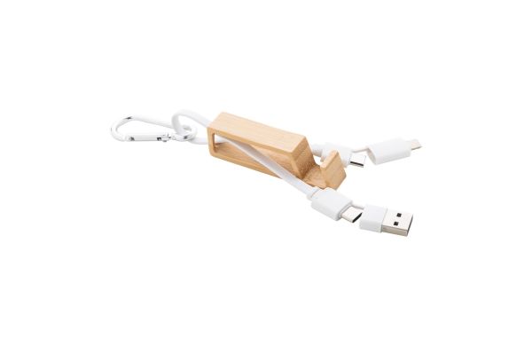 USB-Ladekabel Boppy, weiß/natur