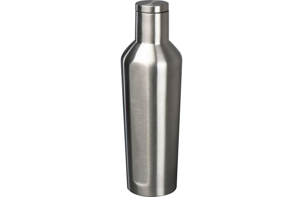 Vakuum Isolierflasche aus Edelstahl, 500ml - silbergrau