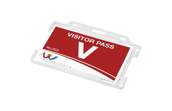 Vega Kartenhalter aus recyceltem Kunststoff, weiss