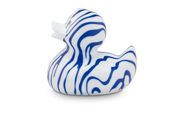 Werbeente Zacharias Zebra,ca. 8 cm