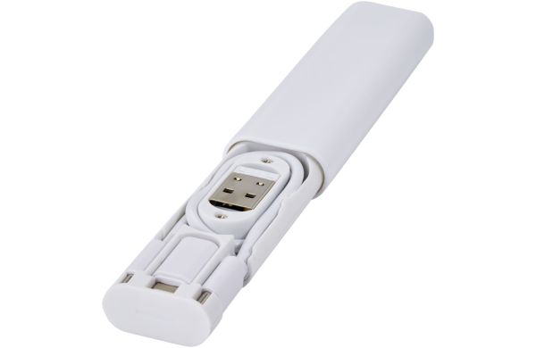 Whiz recyceltes modulares Ladekabel, weiss