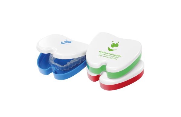 Zahnschienendose "Gesicht"