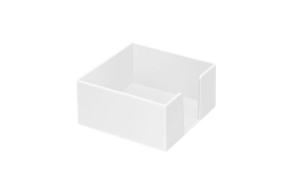 Zettelbox "Lambda", ungefüllt, weiß