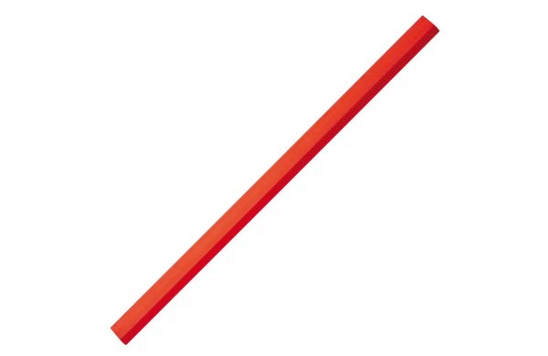 Zimmermannsbleistift 25cm, rot