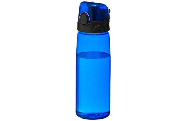 Capri 700 ml Tritan™ Sportflasche - transparent blau 