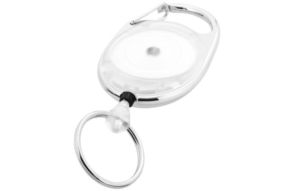 Gerlos Schlüsselkette mit Rollerclip - weiss 