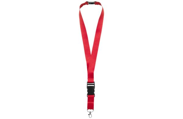 Yogi Lanyard mit Sicherheitsverschluss - rot 