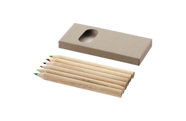 Ayola 6-teiliges Buntstiftset - hellgrau 