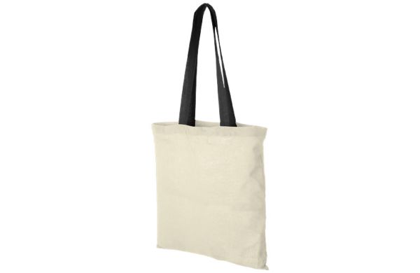 Nevada Baumwoll Tragetasche 7L - natural, schwarz 