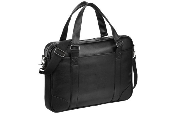 Oxford 15,6" schmale Laptop Konferenztasche 5L - schwarz 