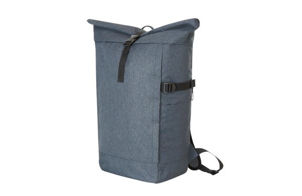 HALFAR/Notebook-Rucksack CIRCLE L blau-grau meliert