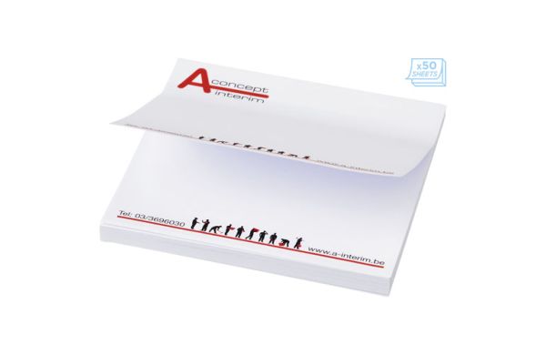 Sticky-Mate® Haftnotizen 75x75 mm - weiss 