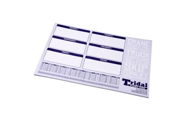 Desk-Mate® A2 Notizblock - weiss 