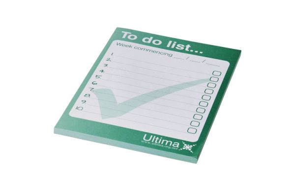 Desk-Mate® A6 Notizblock - weiss 