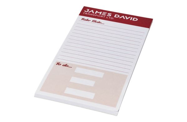 Desk-Mate® 1/3 A4 Notizblock - weiss 