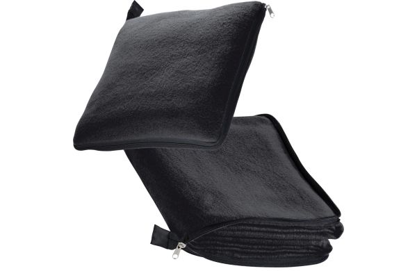 2in1 XL-Polyesterfleece-Decke/Kissen Radcliff