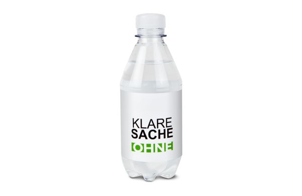 PromoWater - Mineralwasser, Hergestellt in Deutschland, Folien-Etikett
