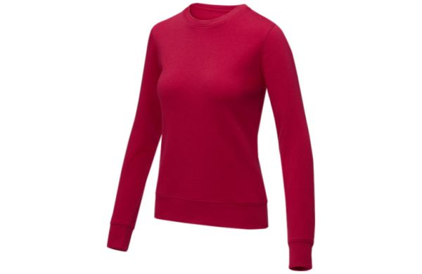 Zenon Damenpullover mit Rundhalsausschnitt - rot XS