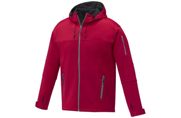 Match Softshelljacke für Herren - rot XS