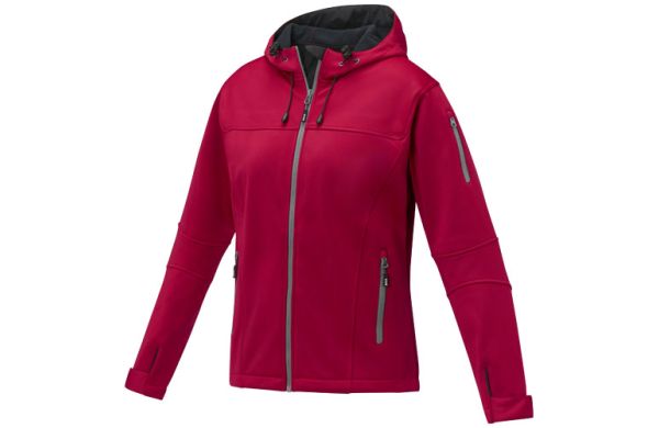 Match Softshelljacke für Damen - rot XS
