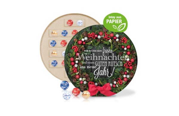 Adventskalender Lindt Centro Inlay aus Papierfaser