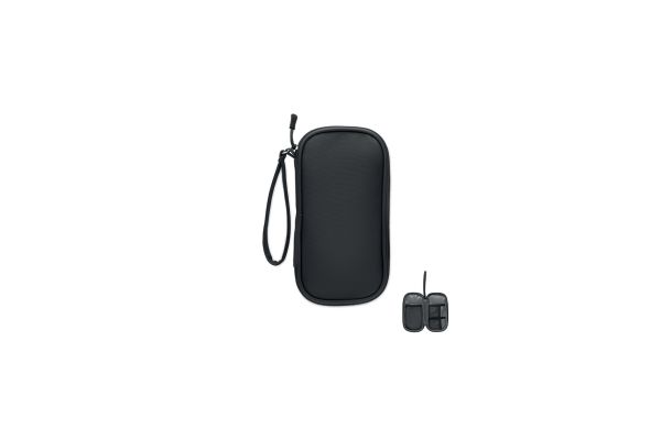 ALLTHERE Tech Organizer-Tasche RPET, schwarz