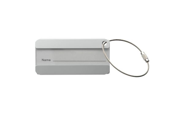 Aluminium Kofferanhänger, silber