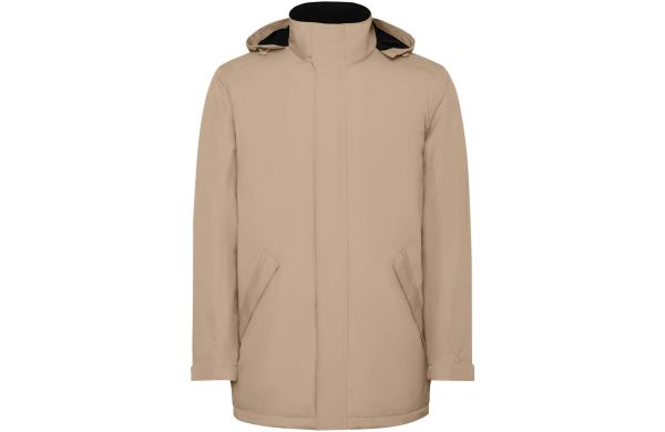 America wattierter Parka für Herren, dark sand, S