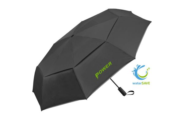 AOC-Gäste-Taschenschirm Jumbomagic® Windfighter® 2.0 schwarz