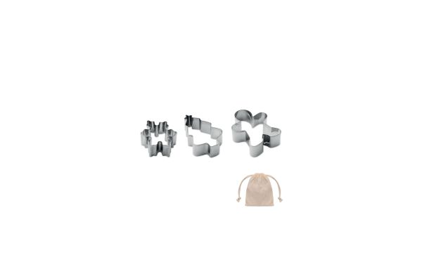 Ausstecher-Set, Beige
